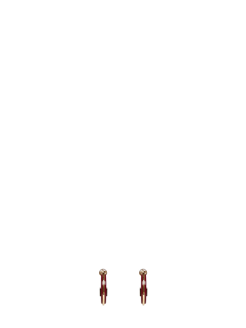 Fendi Forever Earrings — Red Resin