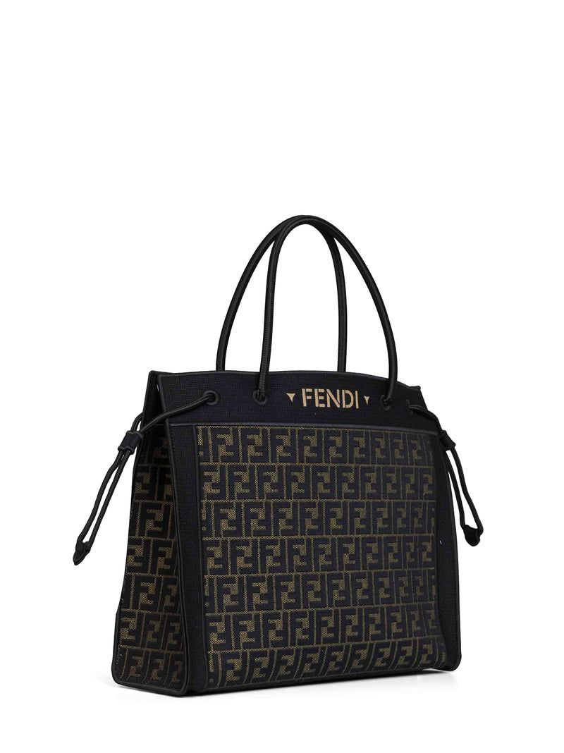 Fendi Magic Tote Bag — Brown Cotton