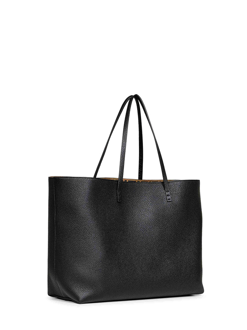 Fendi Roll Tote Bag — Black Calf Leather