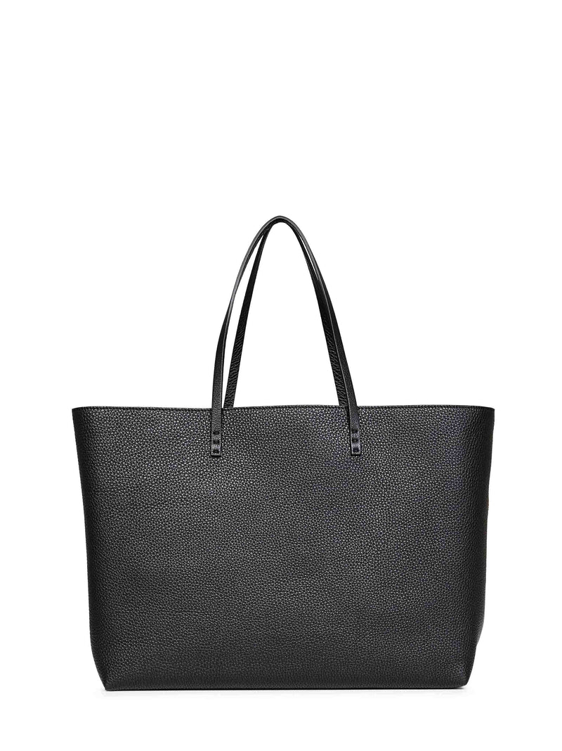 Fendi Roll Tote Bag — Black Calf Leather