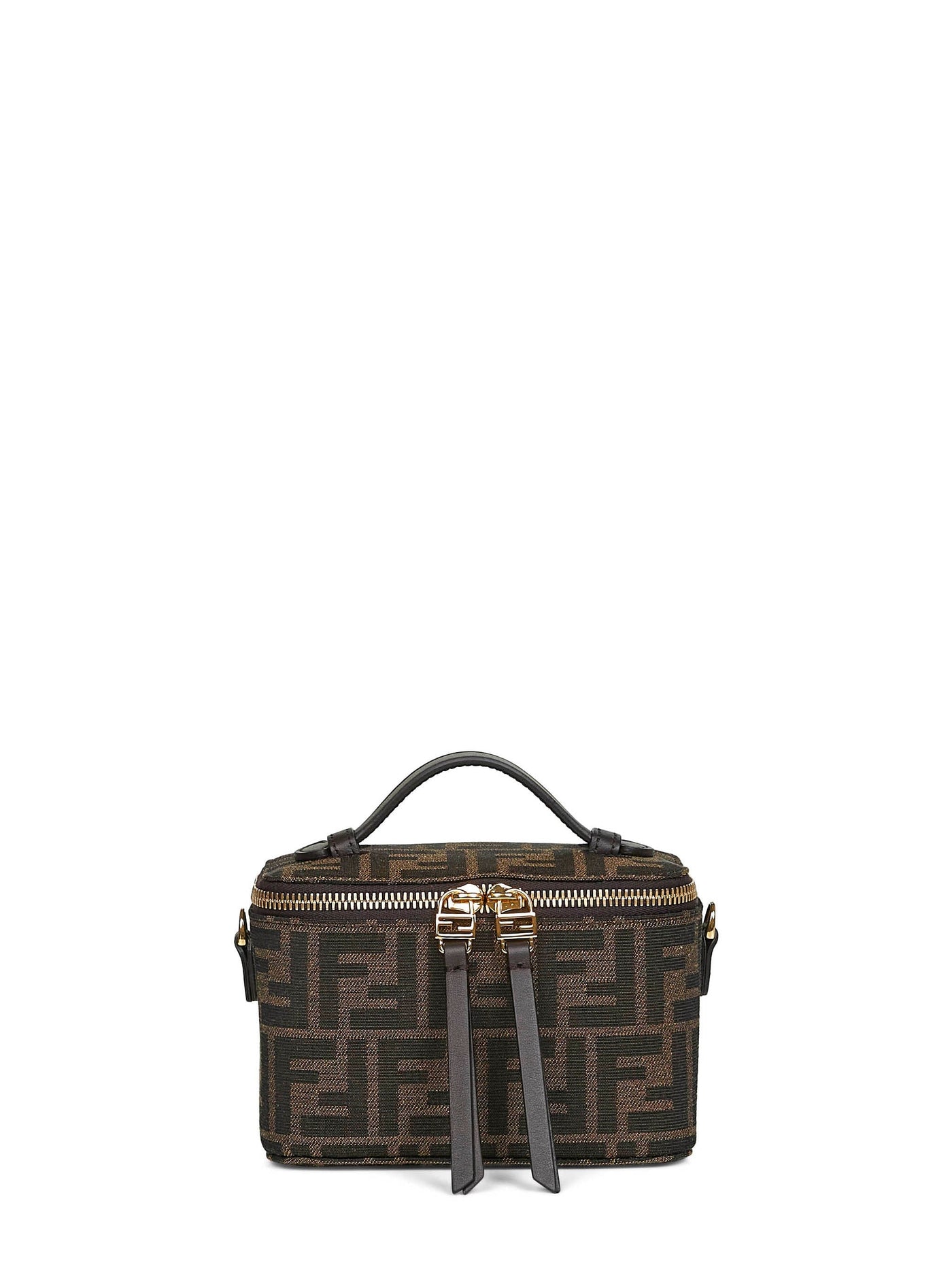 Fendi Vanity Mini Bag — Brown Polyester