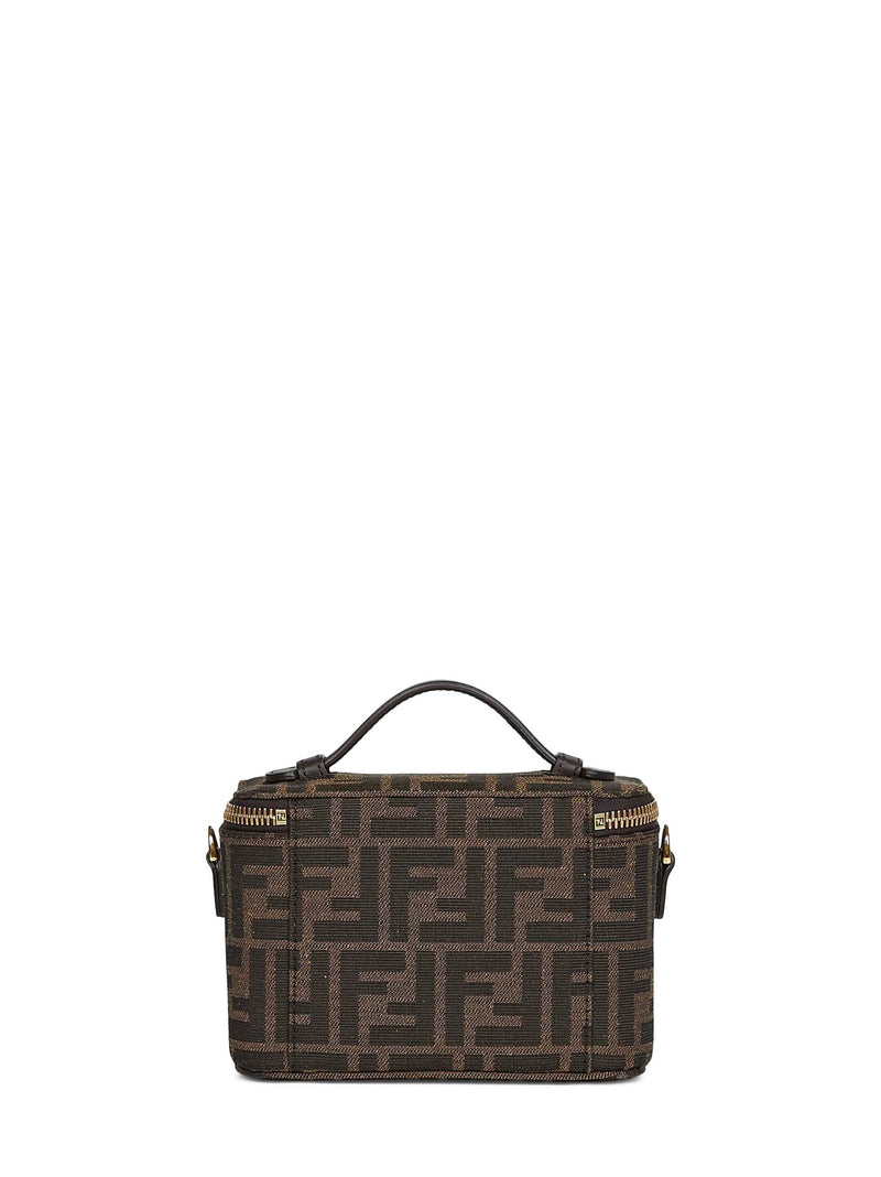 Fendi Vanity Mini Bag — Brown Polyester