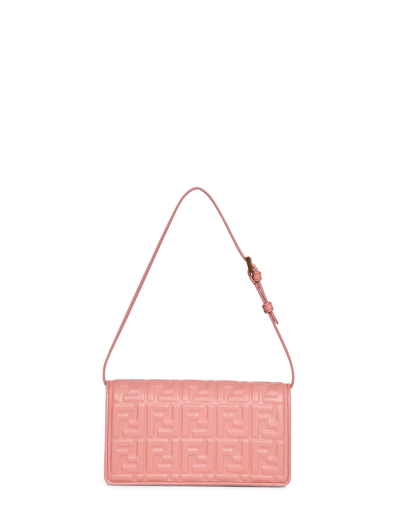 Fendi Baguette Shoulder Bag — Pink Lambskin