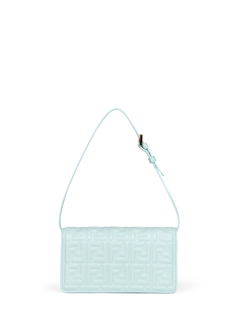 Fendi Baguette Shoulder Bag — Green Lambskin