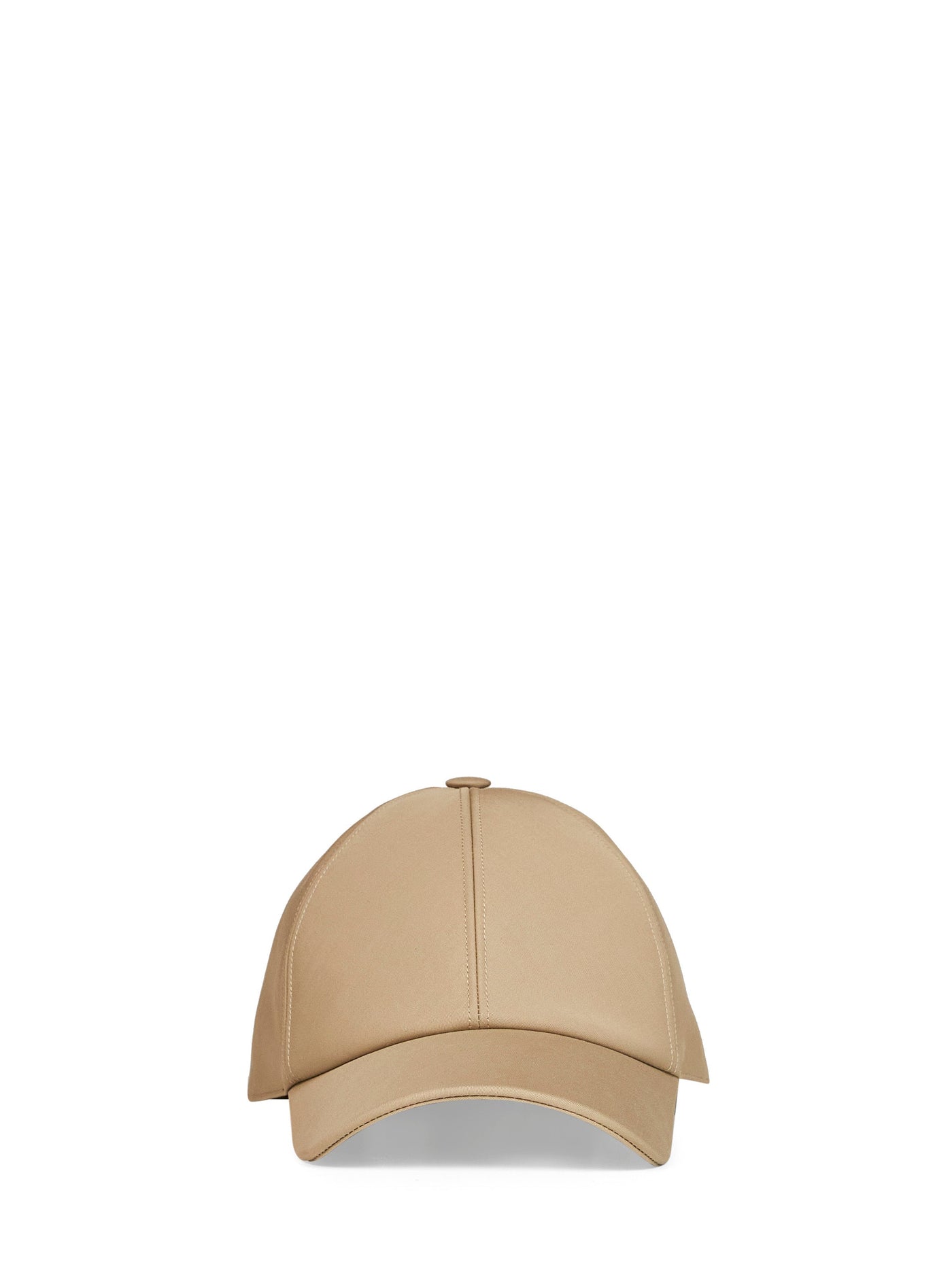 Fendi Fxq156b1x6f1vth Cotton Baseball Cap — Beige Caps
