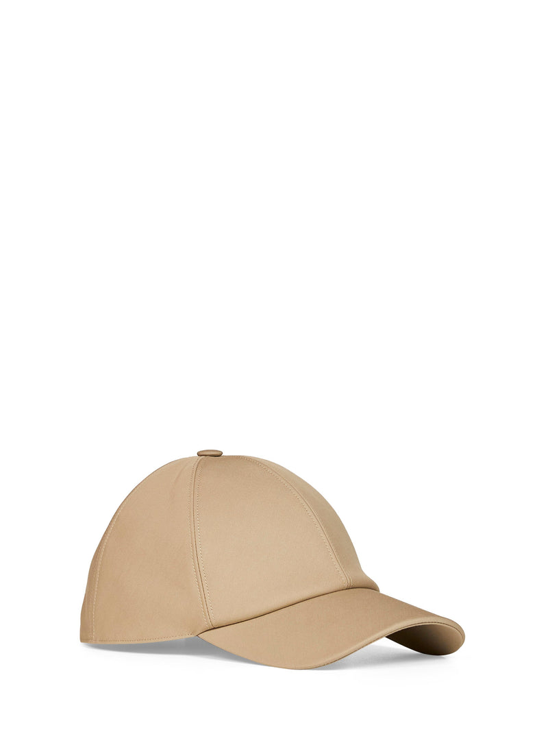 Fendi Fxq156b1x6f1vth Cotton Baseball Cap — Beige Caps
