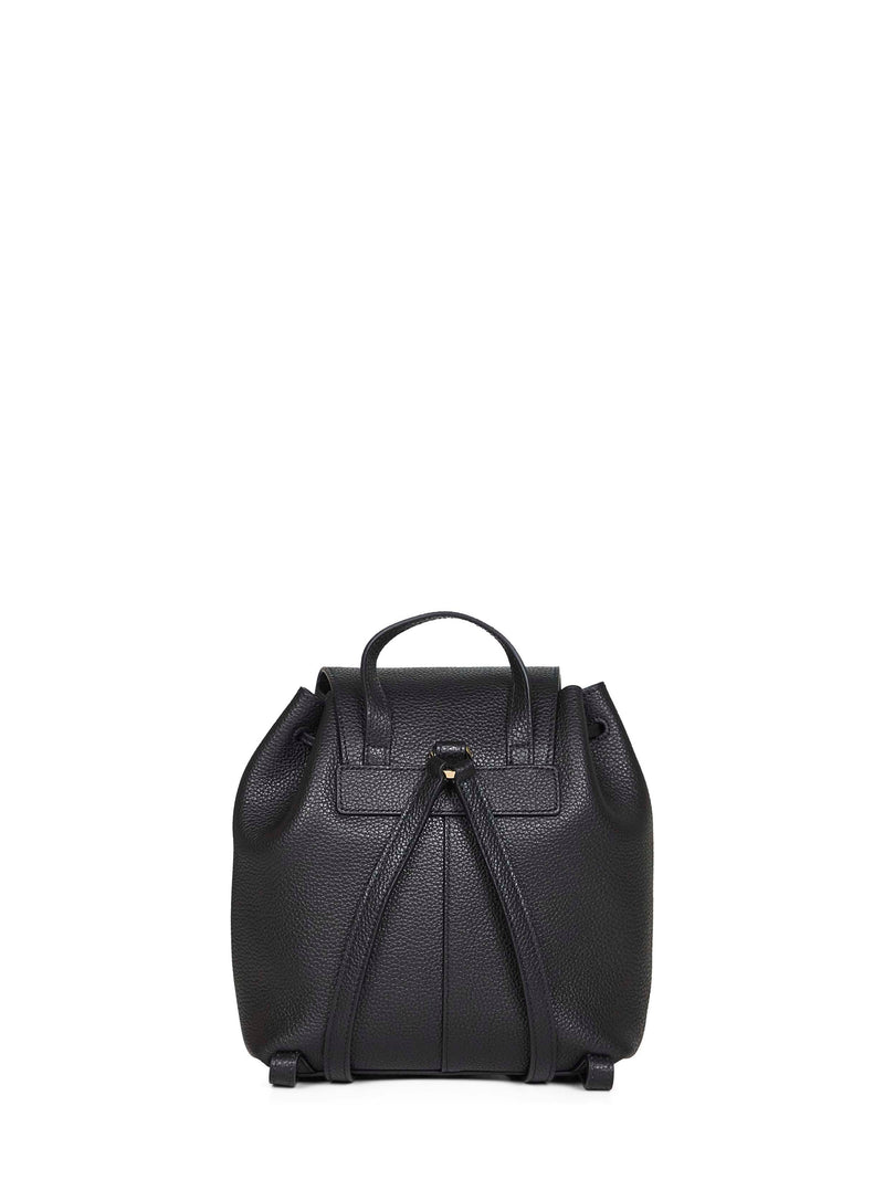 Ferragamo Harley Backpack — Black Calf Leather