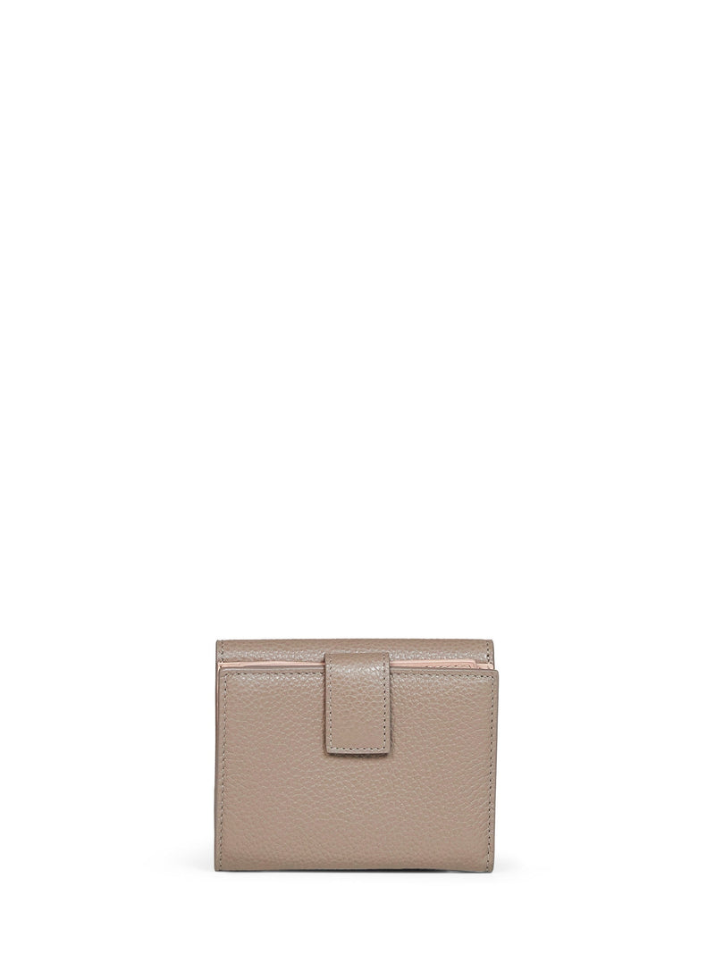 Ferragamo Compact Wallet — Gray Calf Leather & Purses