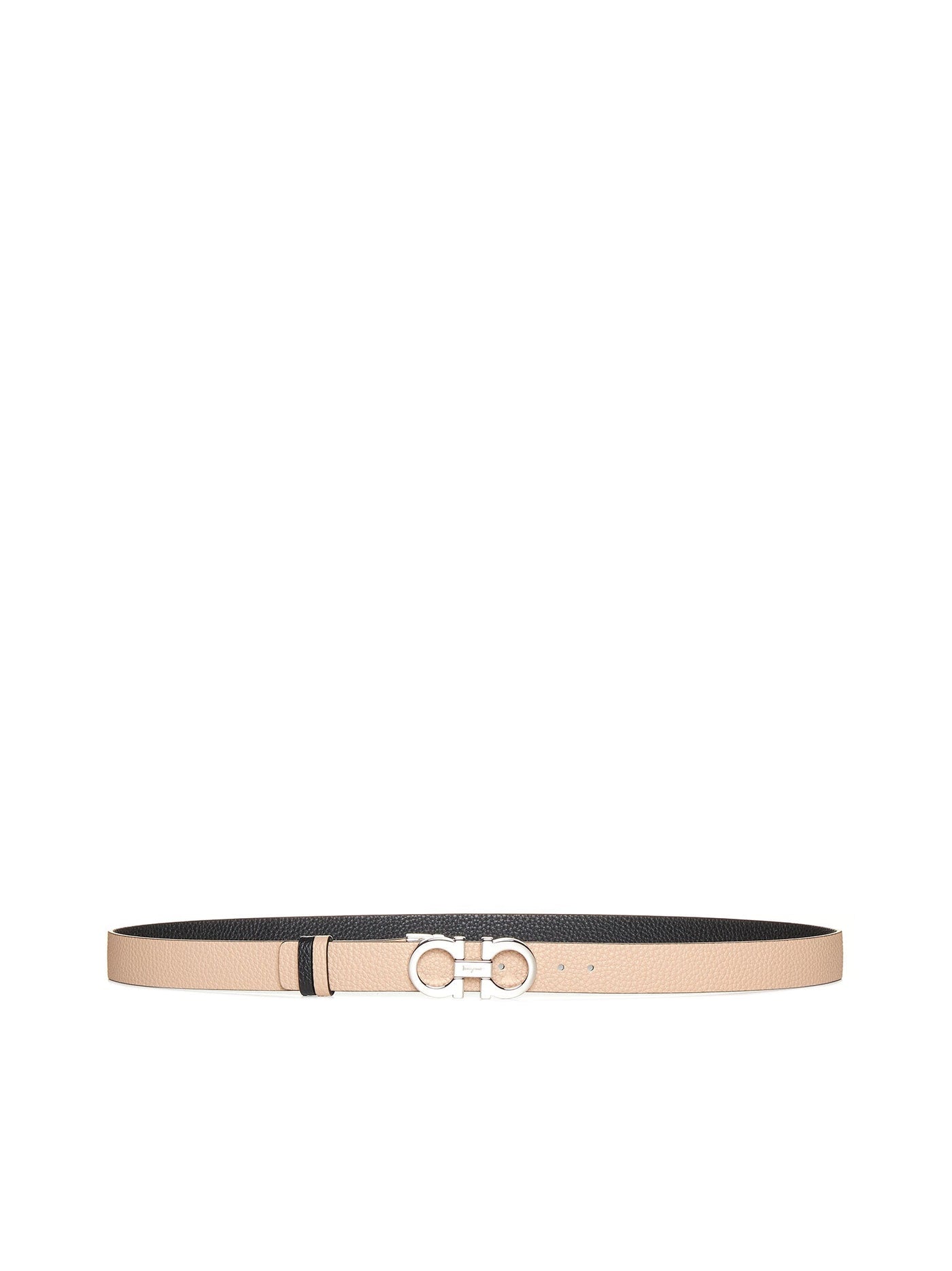 Ferragamo Gancini Belt — Pink Calf Leather