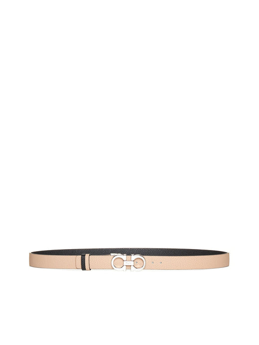 Ferragamo Gancini Belt — Pink Calf Leather