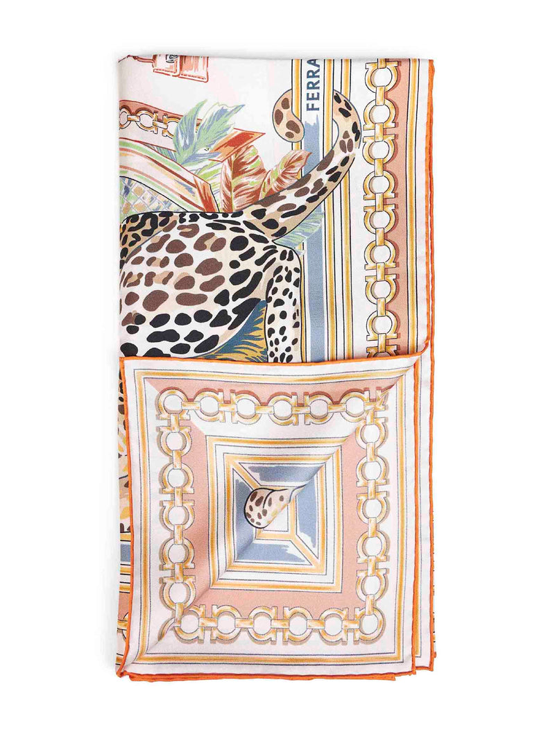 Ferragamo Felini Scarf — Multicolor Silk Scarfs