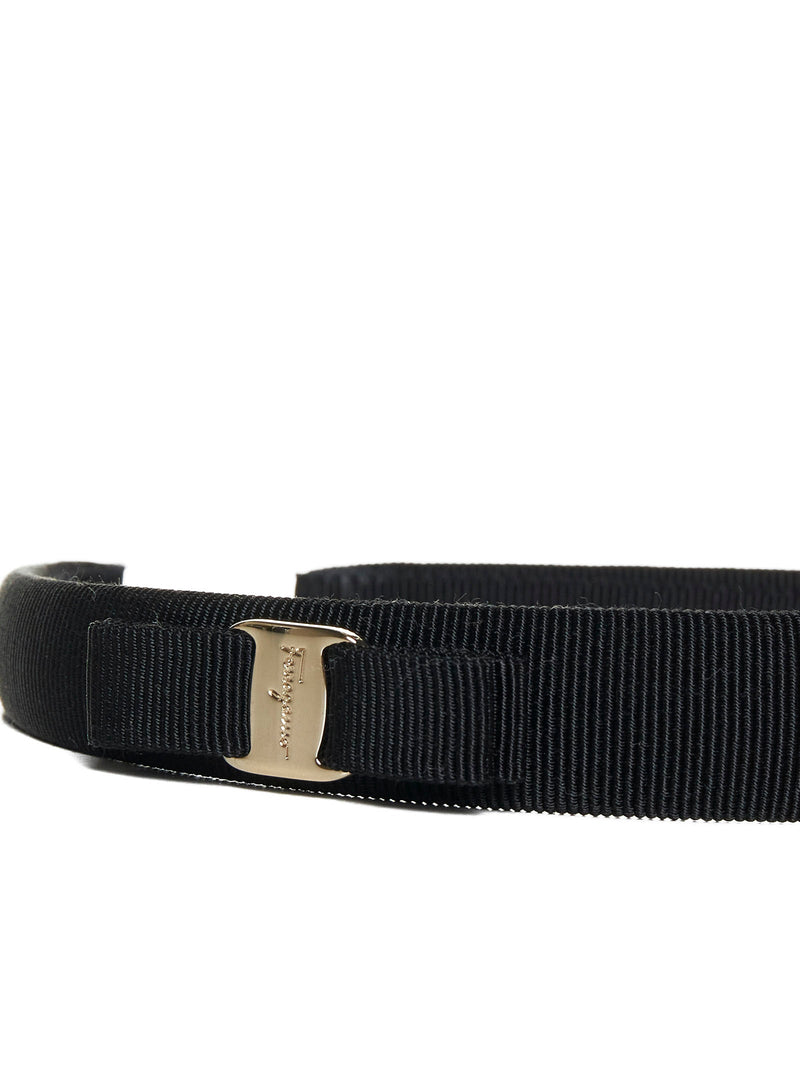 Ferragamo Vara Headband — Black Headbands