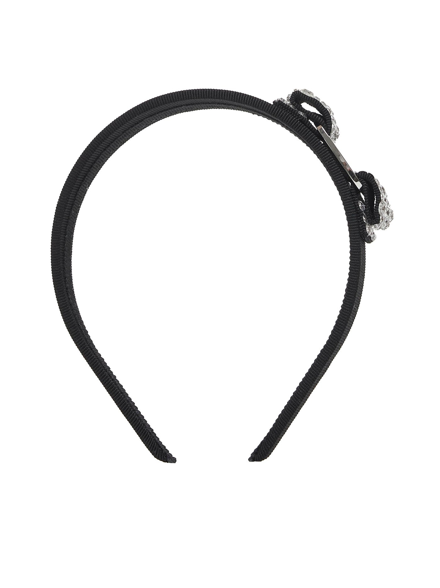 Ferragamo Headband — Black Cotton Headbands