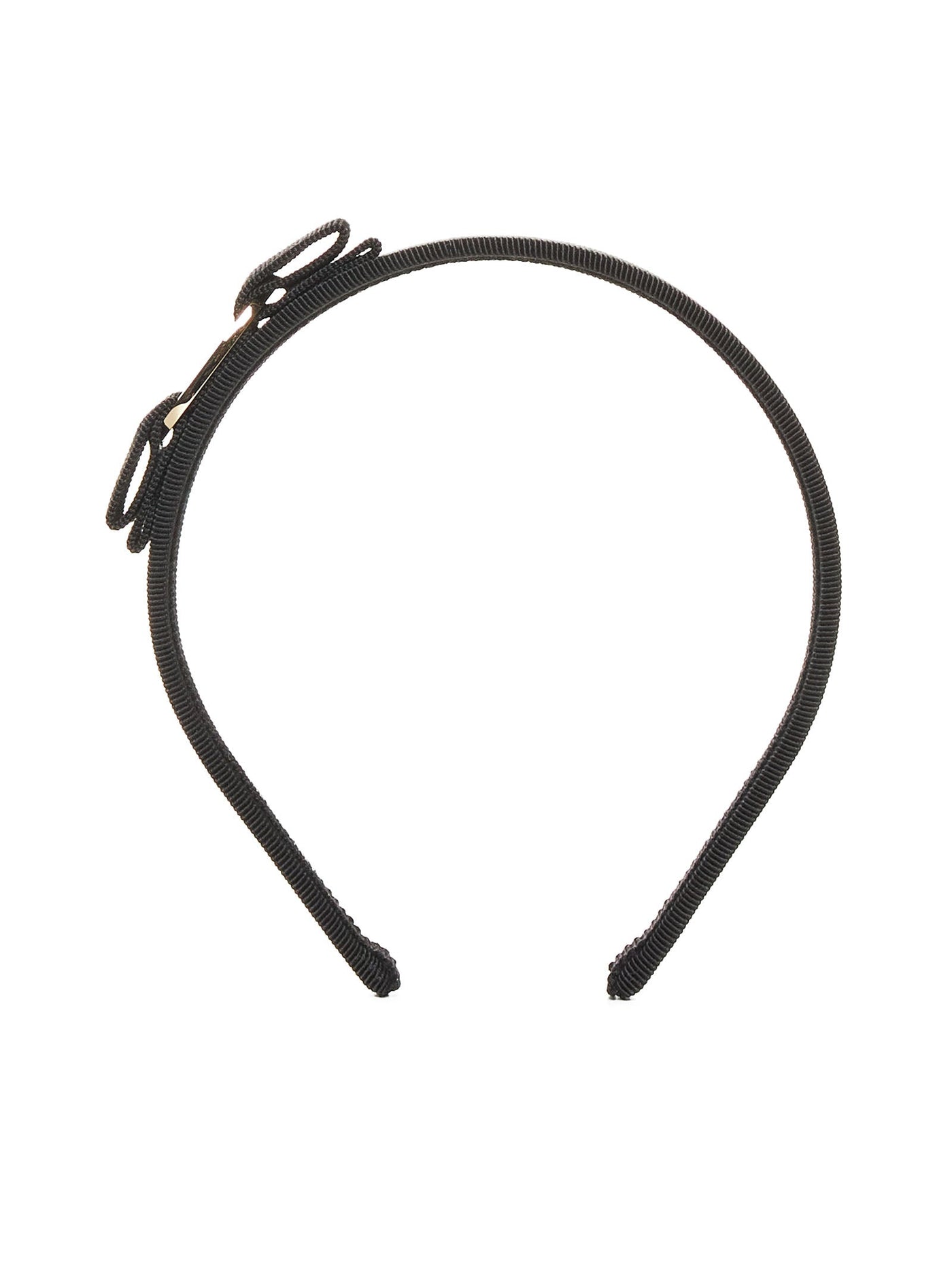 Ferragamo Headband — Black Cotton Headbands