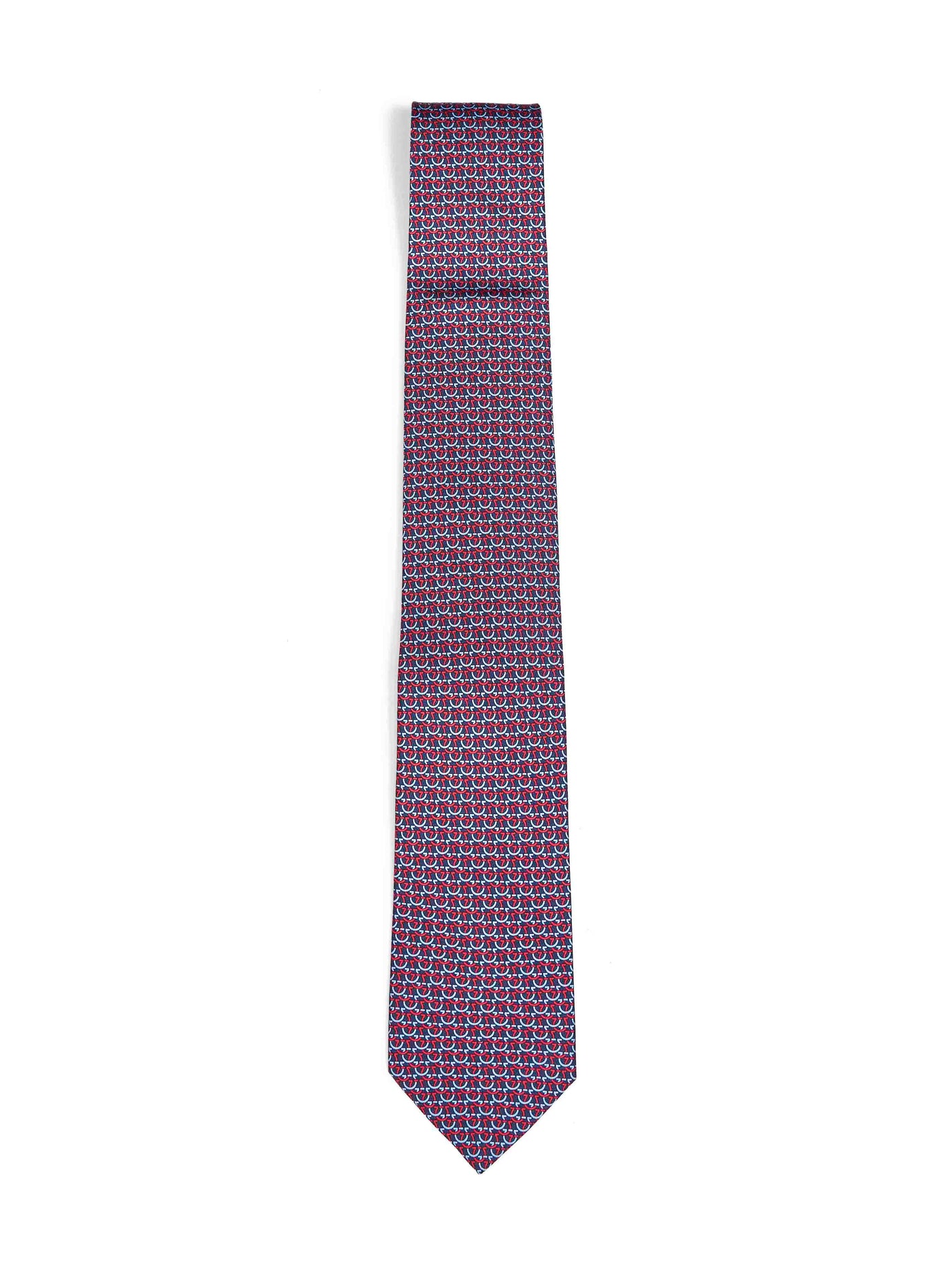 Ferragamo Cerchio Necktie — Multicolor Silk Neckties