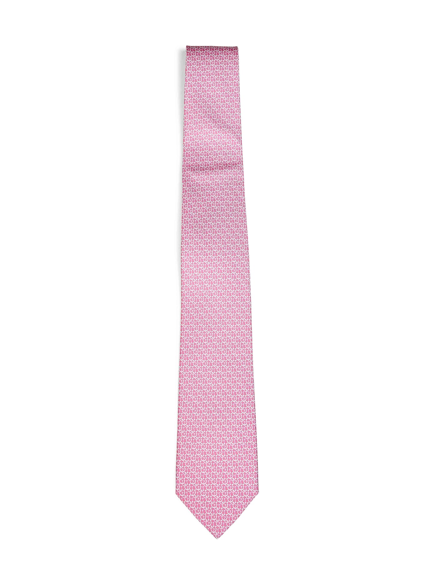 Ferragamo Necktie — Pink Silk Neckties