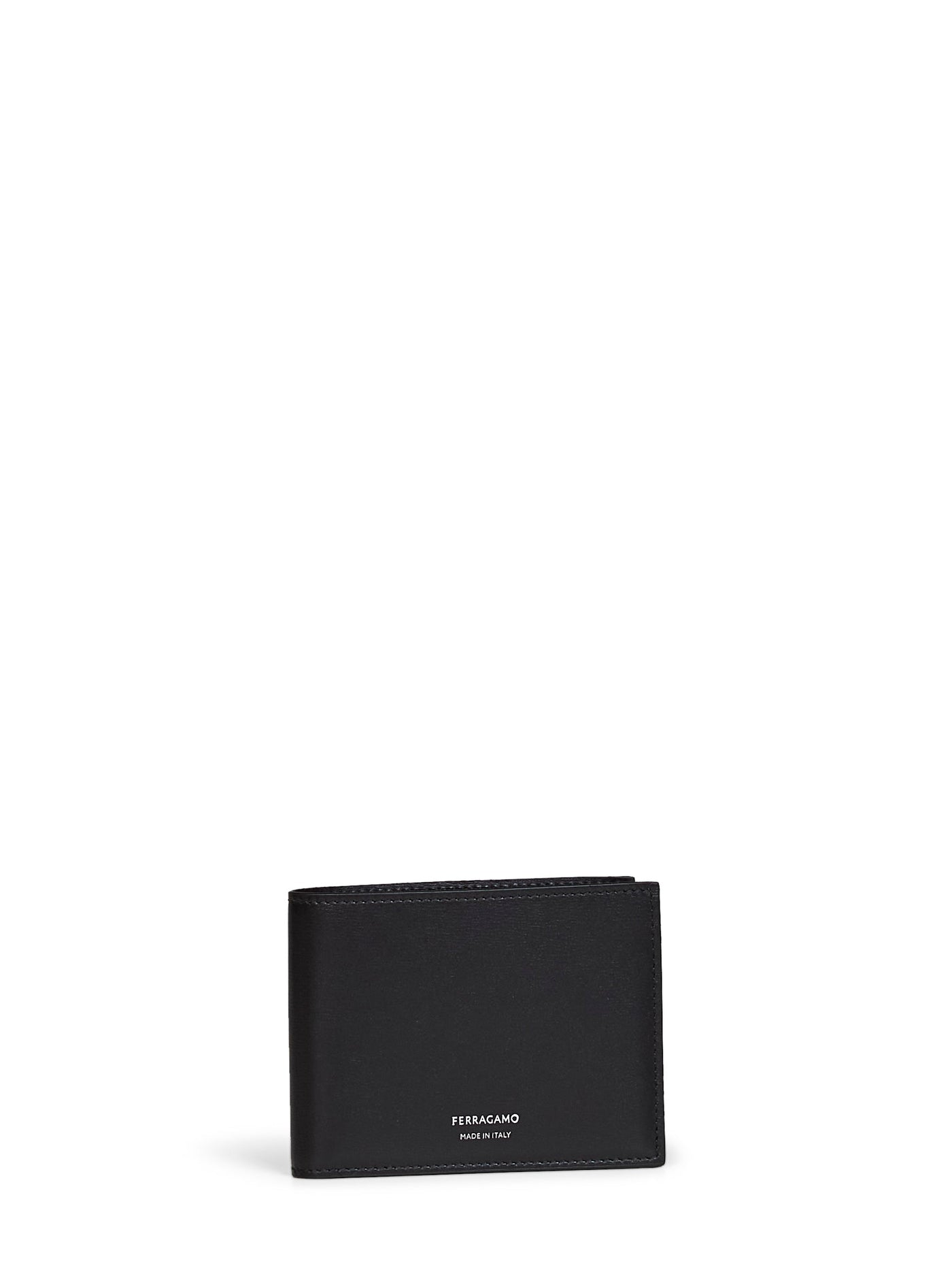 Ferragamo Florence Wallet — Black Calf Leather & Cardholders