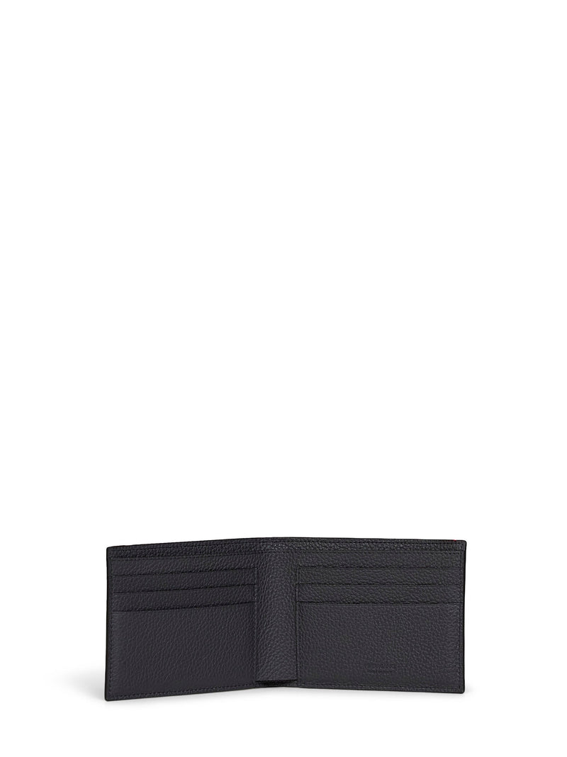 Ferragamo Monogram Coated Fabric Wallet — Gray Polyurethane