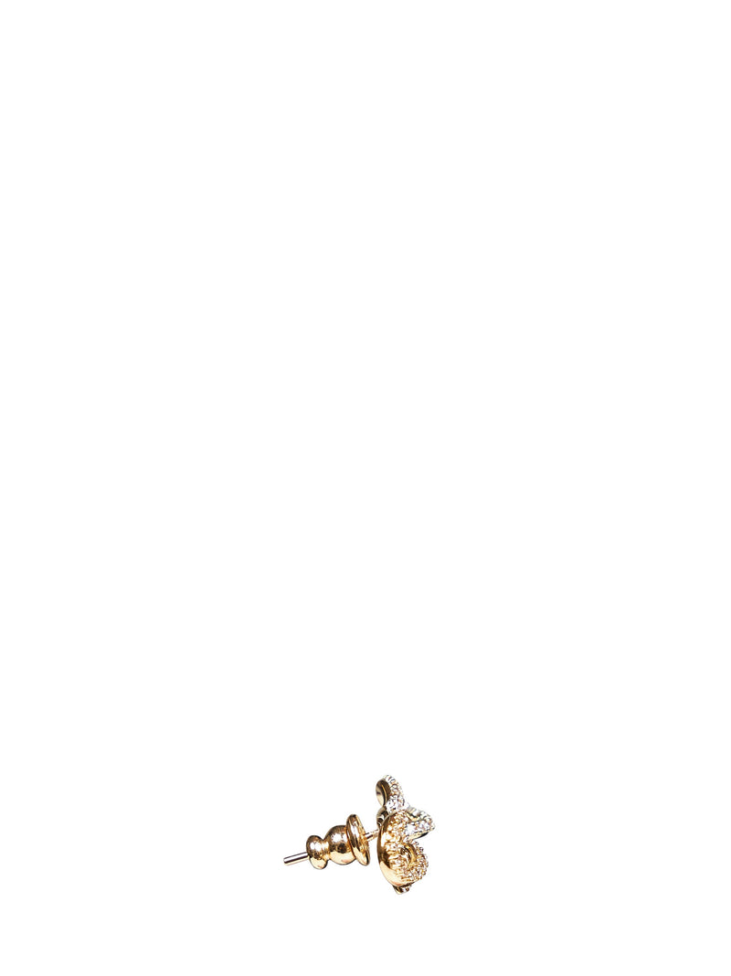 Ferragamo Vara Bow Earrings — Gold Brass