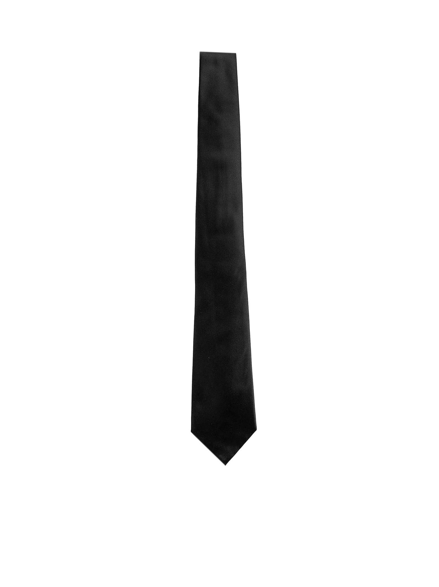 Giorgio Armani Silk Necktie — Black Neckties