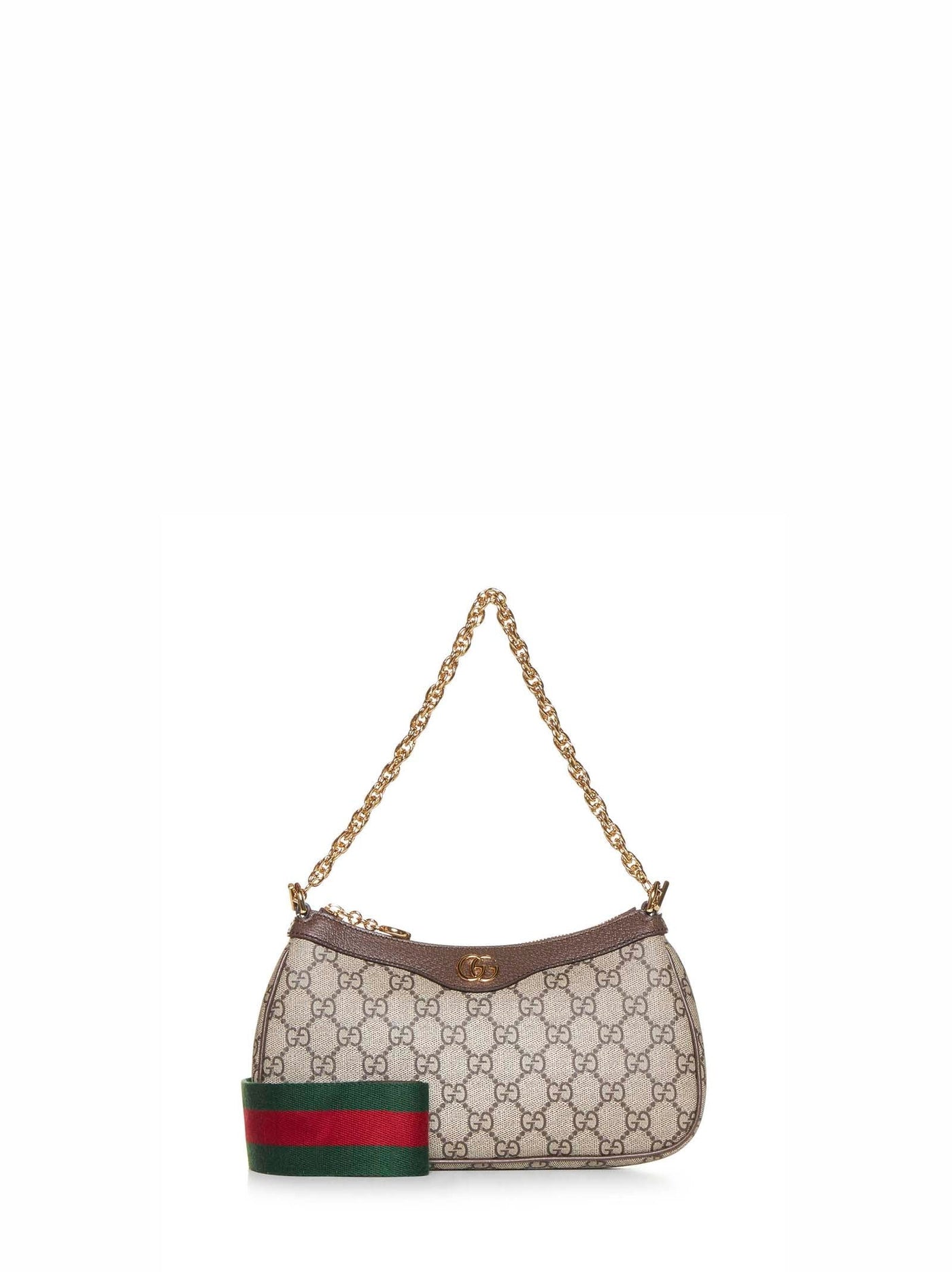 Gucci Ophidia Shoulder Bag — Beige Polyurethane