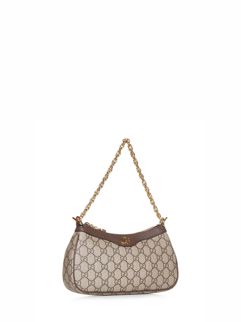 Gucci Ophidia Shoulder Bag — Beige Polyurethane