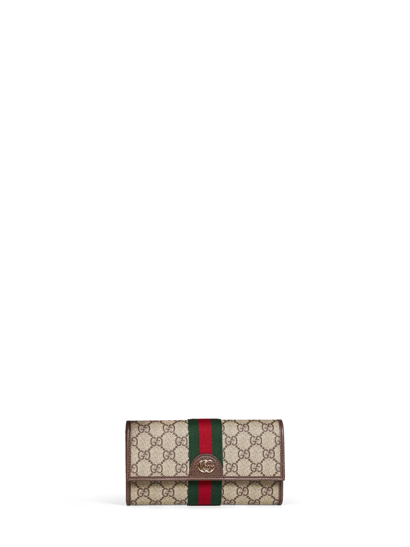 Gucci Ophidia Continental Wallet — Beige Calfskin & Purses
