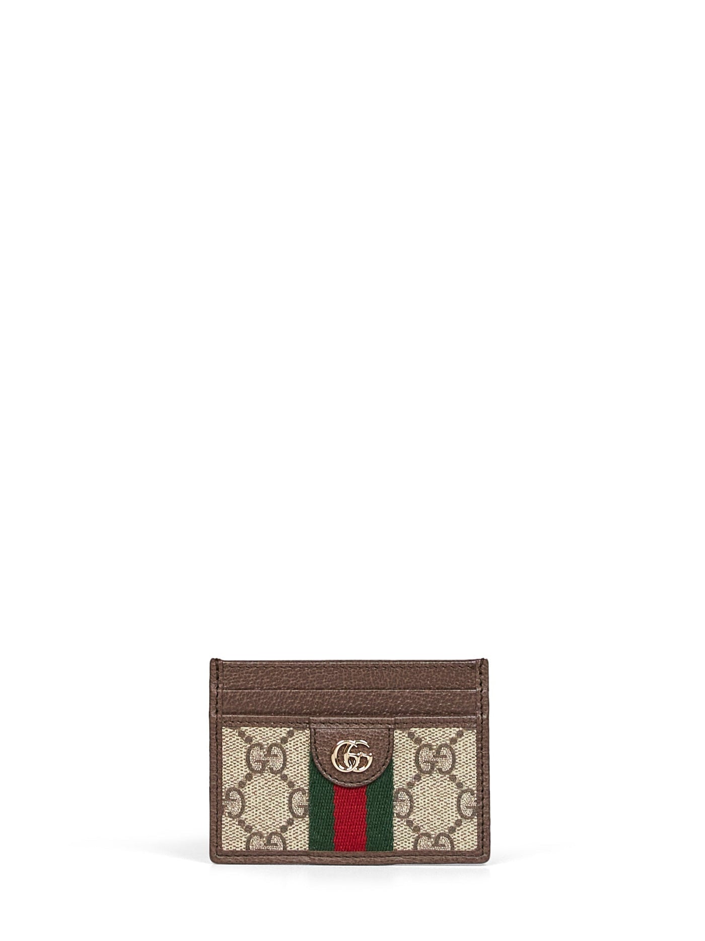 Gucci Card Case — Beige Polyurethane Wallets & Purses