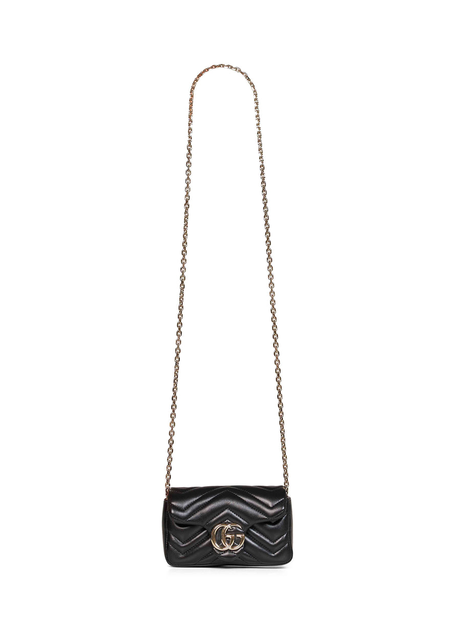 Gucci Crossbody Bag — Black Lambskin
