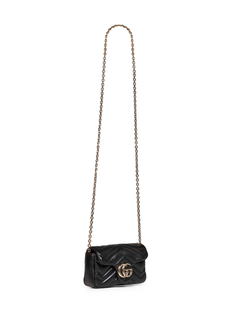 Gucci Crossbody Bag — Black Lambskin