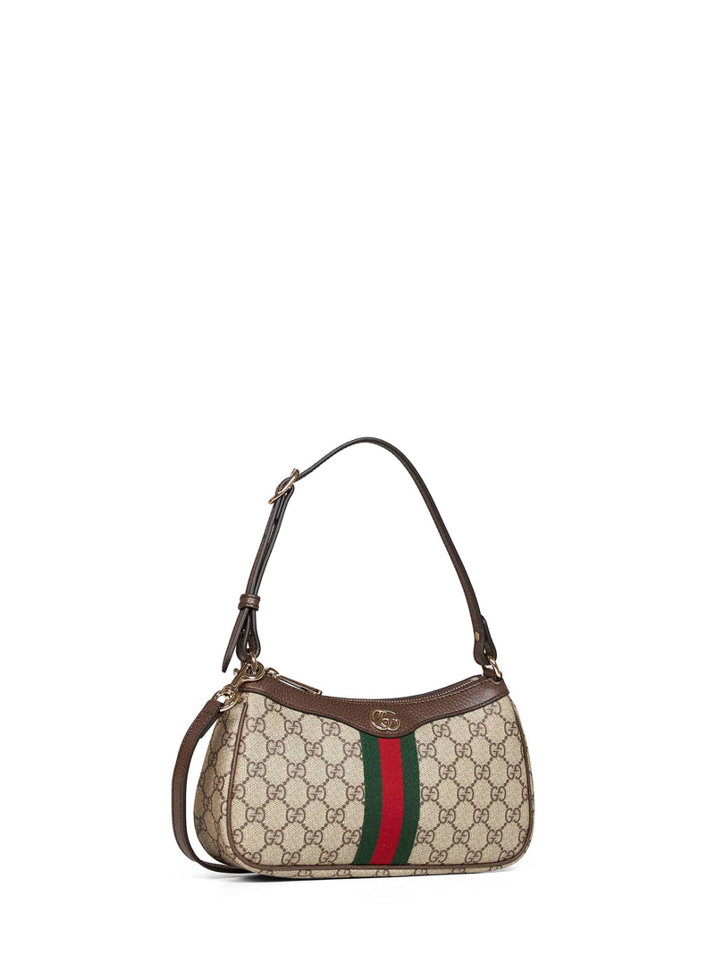 Gucci Ophidia Shoulder Bag — Beige Lambskin