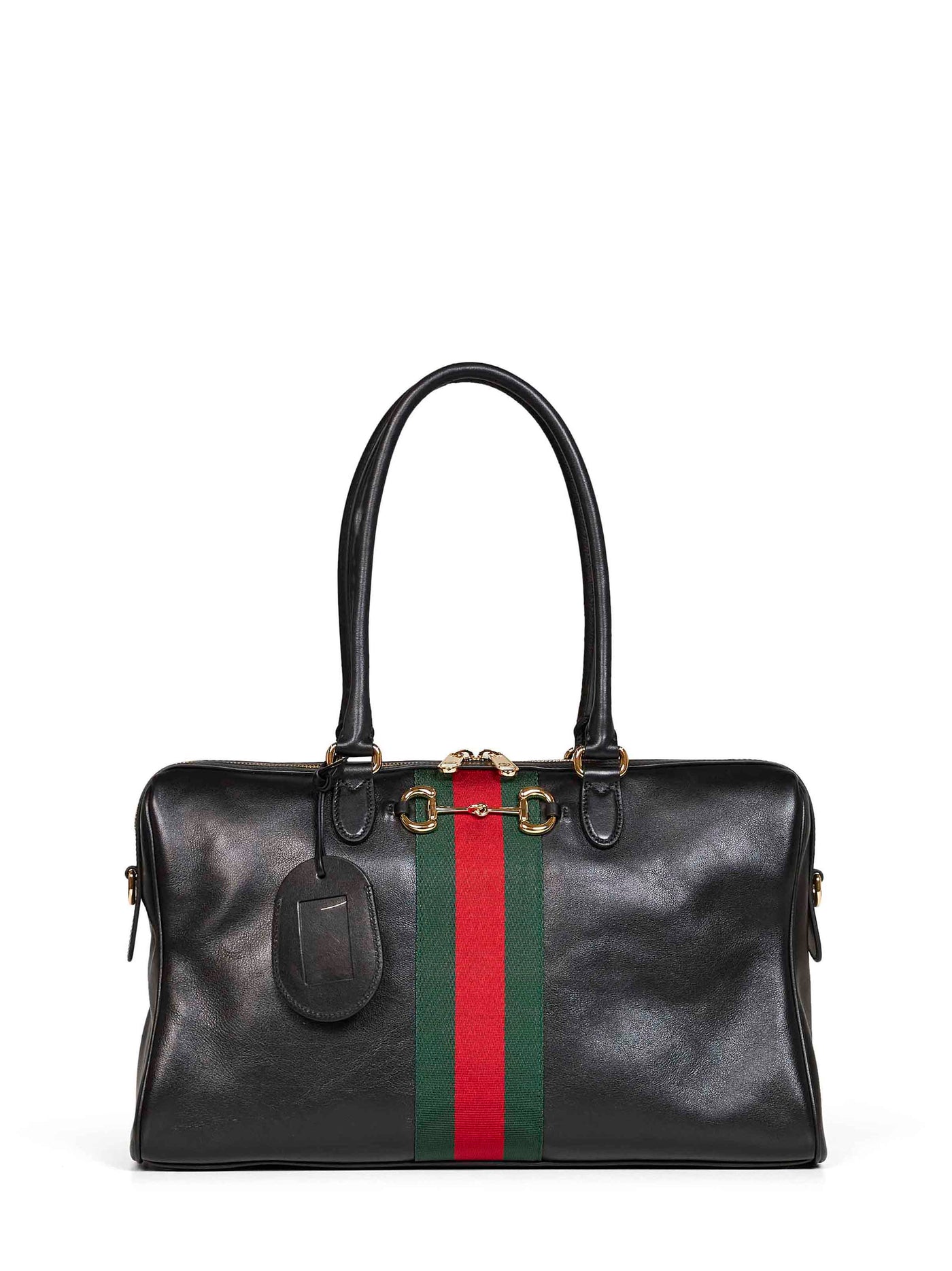 Gucci Borsetto Shoulder Bag — Black Calfskin