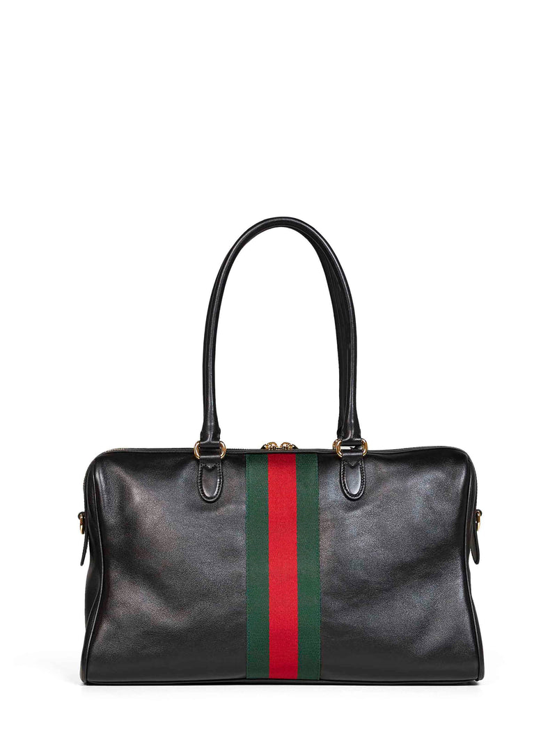 Gucci Borsetto Shoulder Bag — Black Calfskin