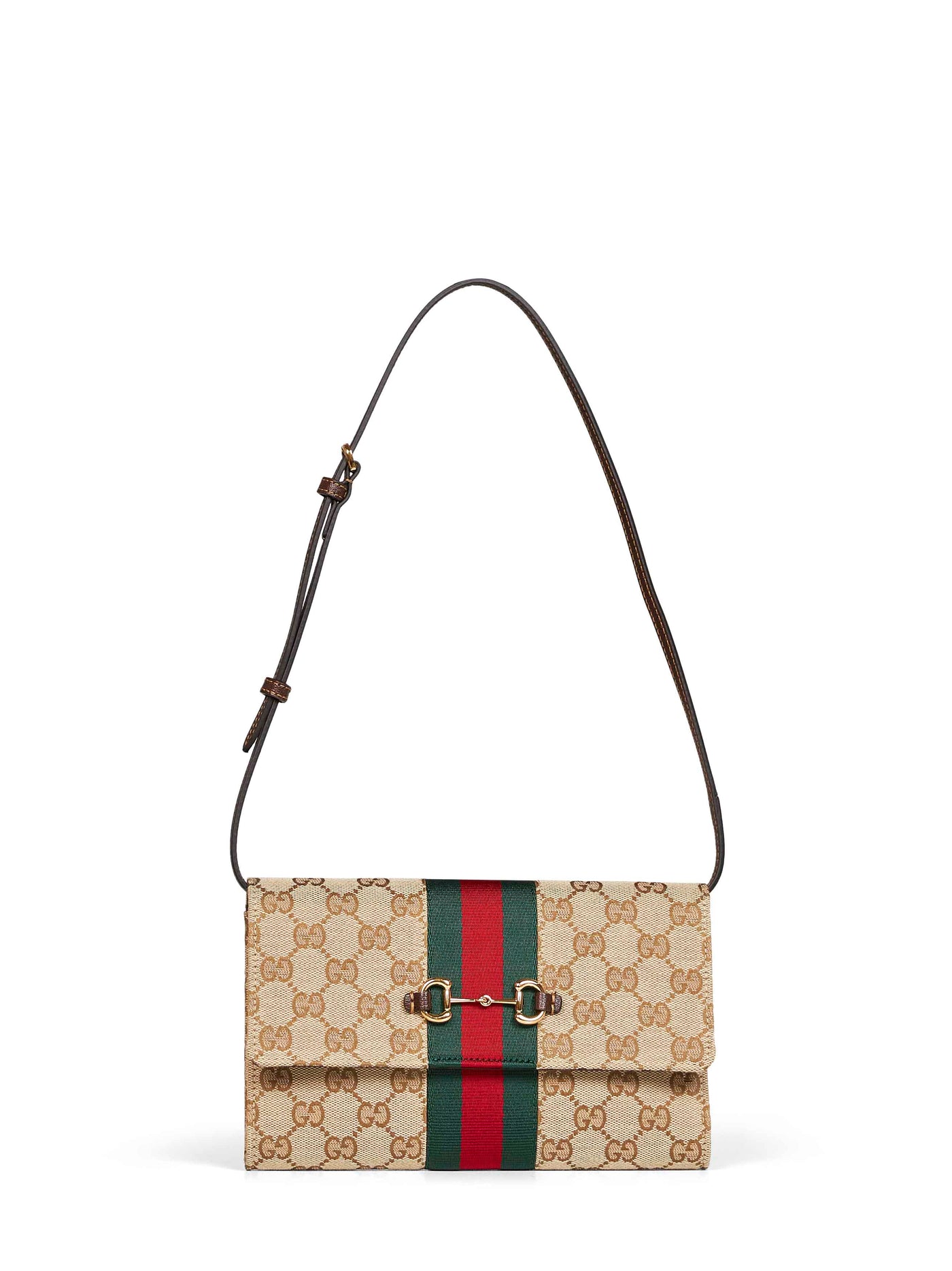Gucci Shoulder Bag — Beige Calfskin