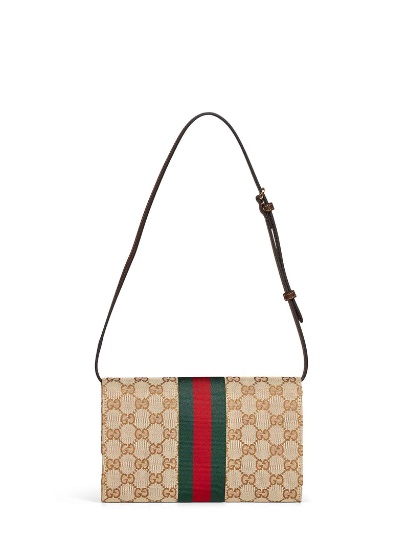 Gucci Shoulder Bag — Beige Calfskin