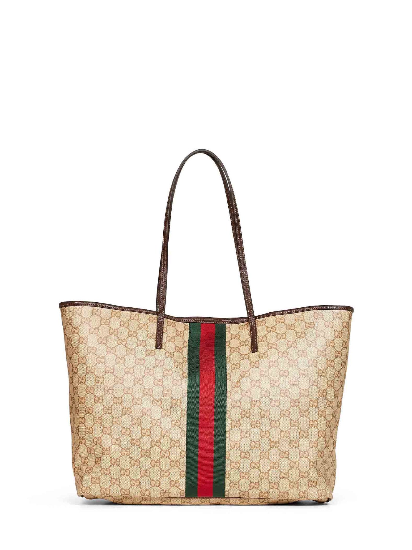 Gucci Tribeca Tote Bag — Beige Cotton