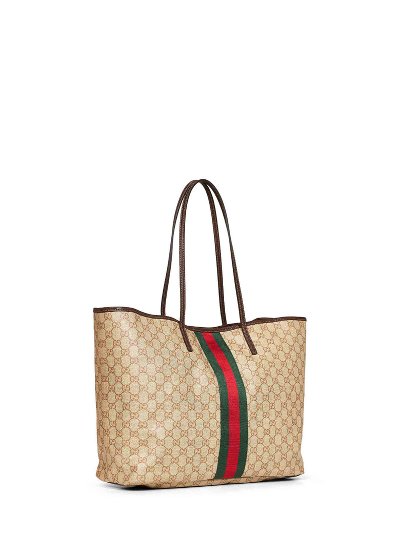 Gucci Tribeca Tote Bag — Beige Cotton