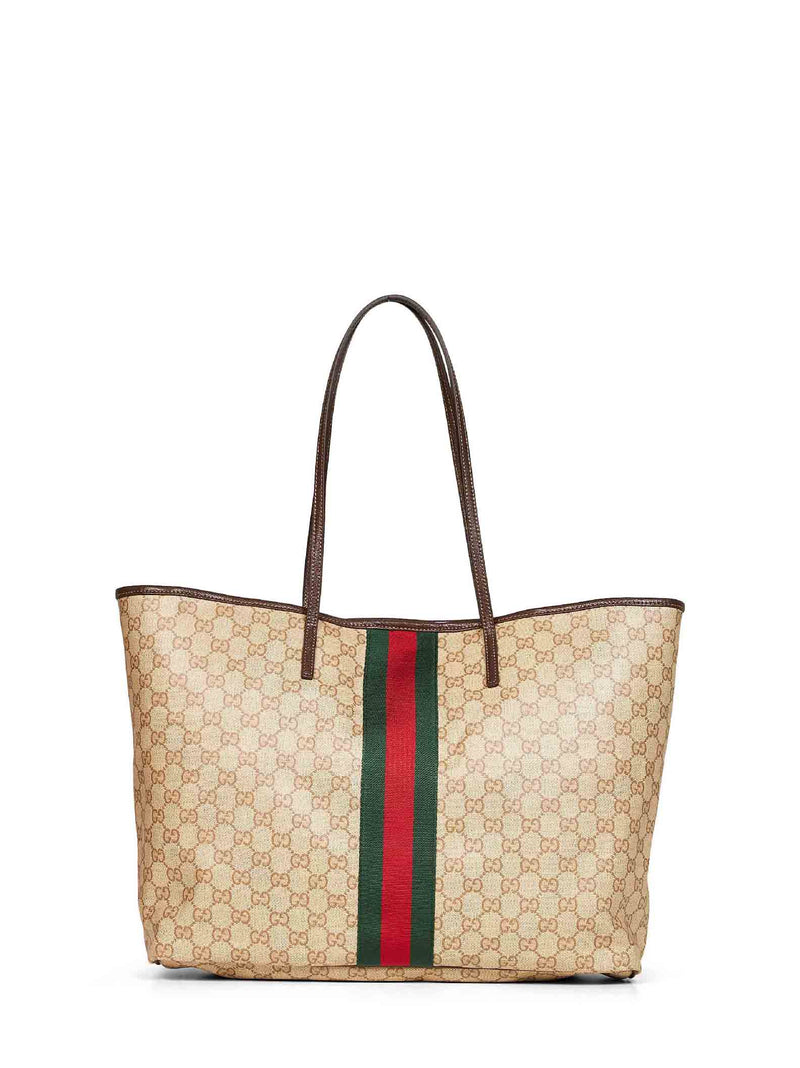 Gucci Tribeca Tote Bag — Beige Cotton