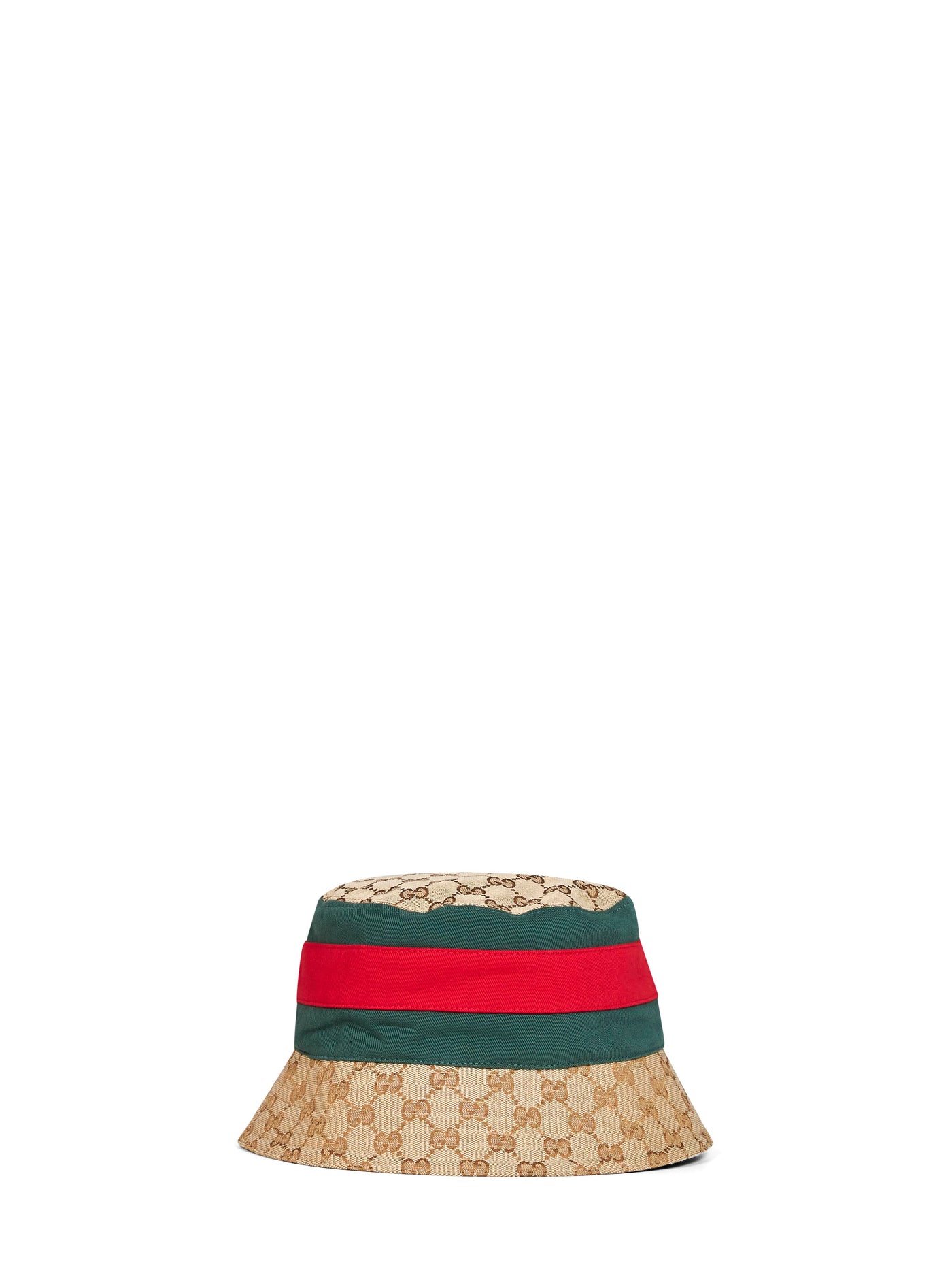 Gucci 8757424hbkj9666 Gg Canvas Bucket Hat — Beige Polyester