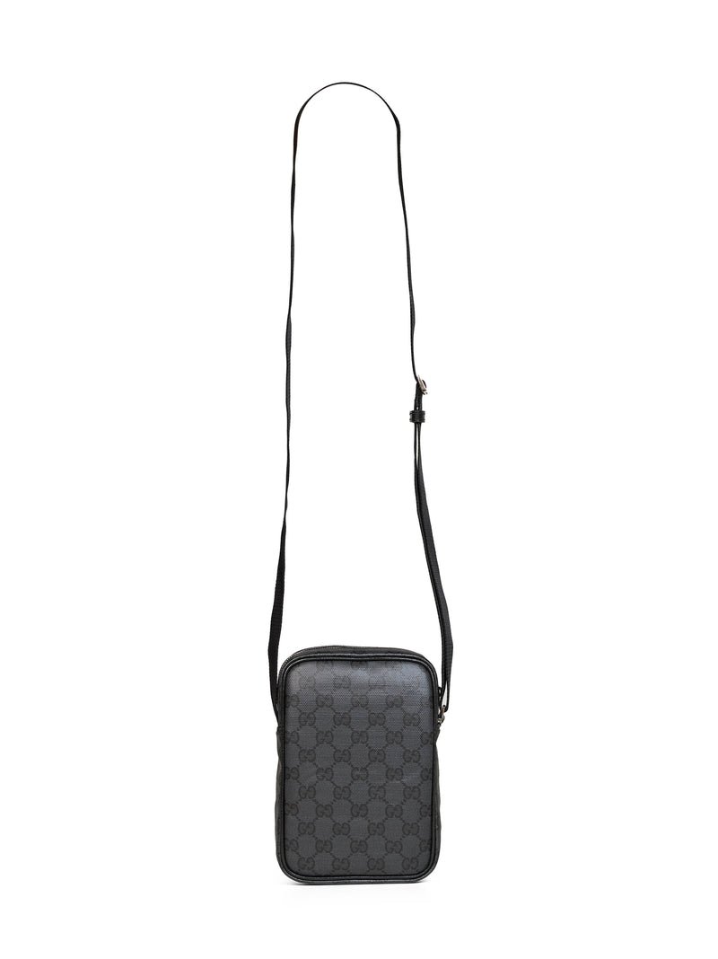Gucci Essence Crossbody Bag — Black Lambskin