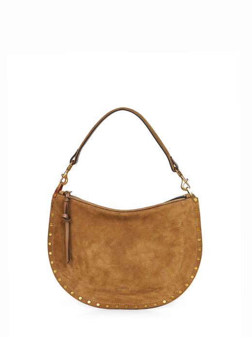 Isabel Marant Oskan Shoulder Bag — Brown Calf Leather