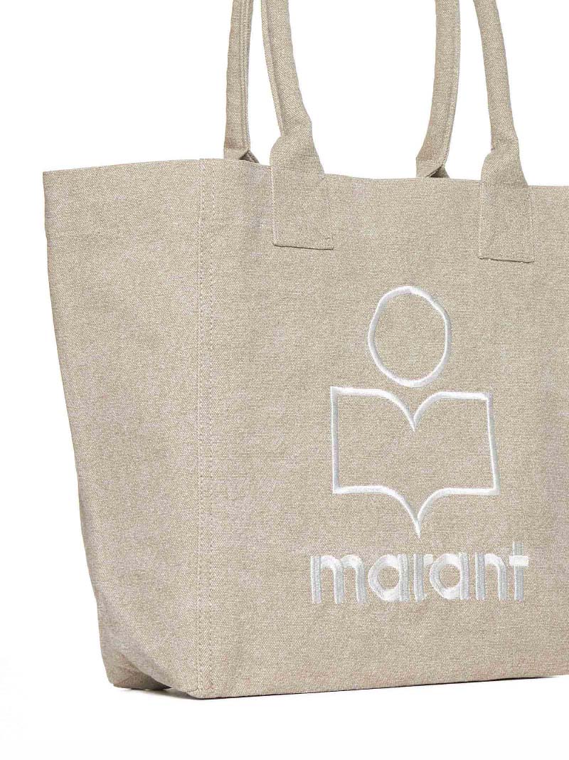 Isabel Marant Yenky Tote Bag — Beige Cotton