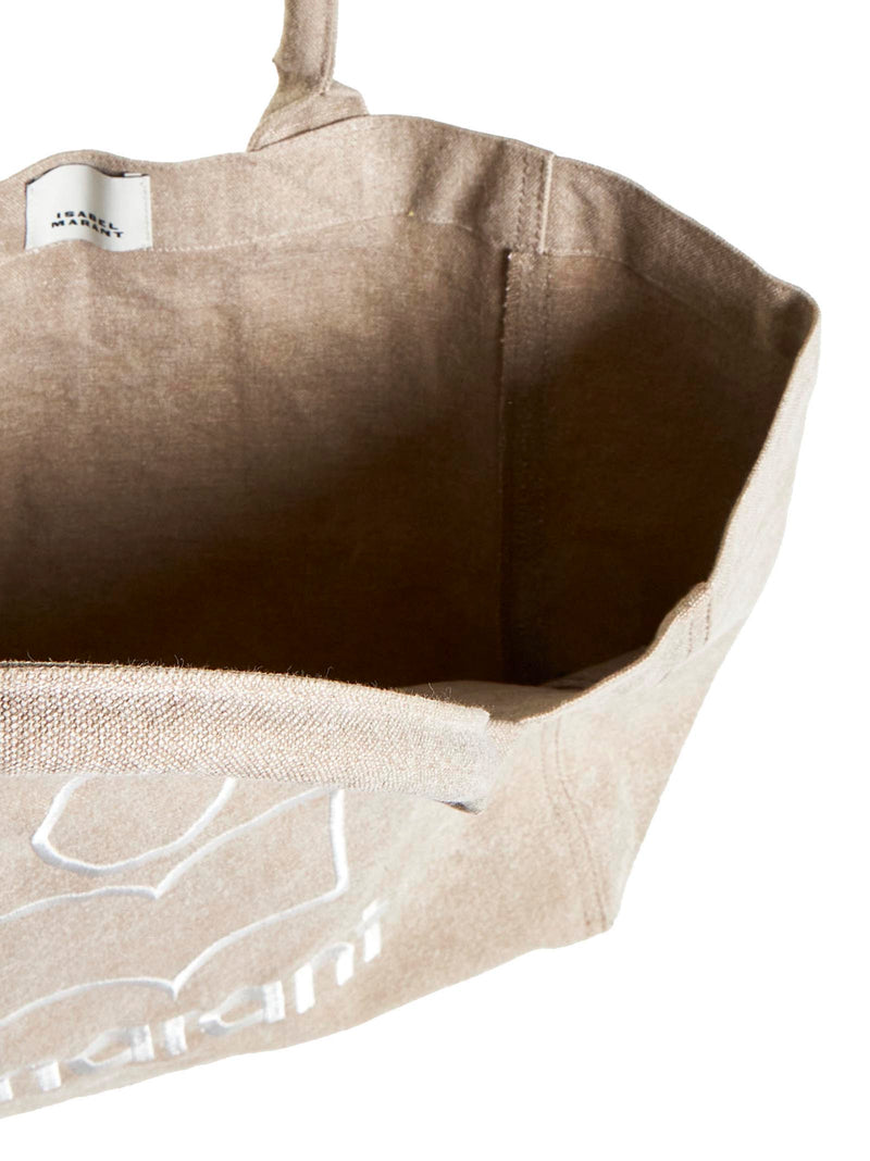 Isabel Marant Yenky Tote Bag — Beige Cotton