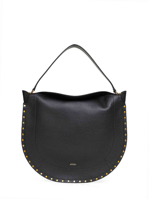 Isabel Marant Hobo Bag — Black Calf Leather