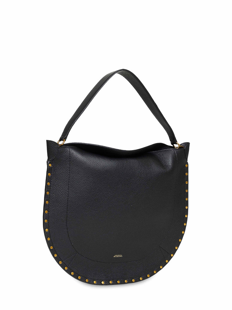 Isabel Marant Hobo Bag — Black Calf Leather
