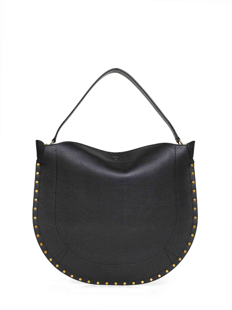 Isabel Marant Hobo Bag — Black Calf Leather