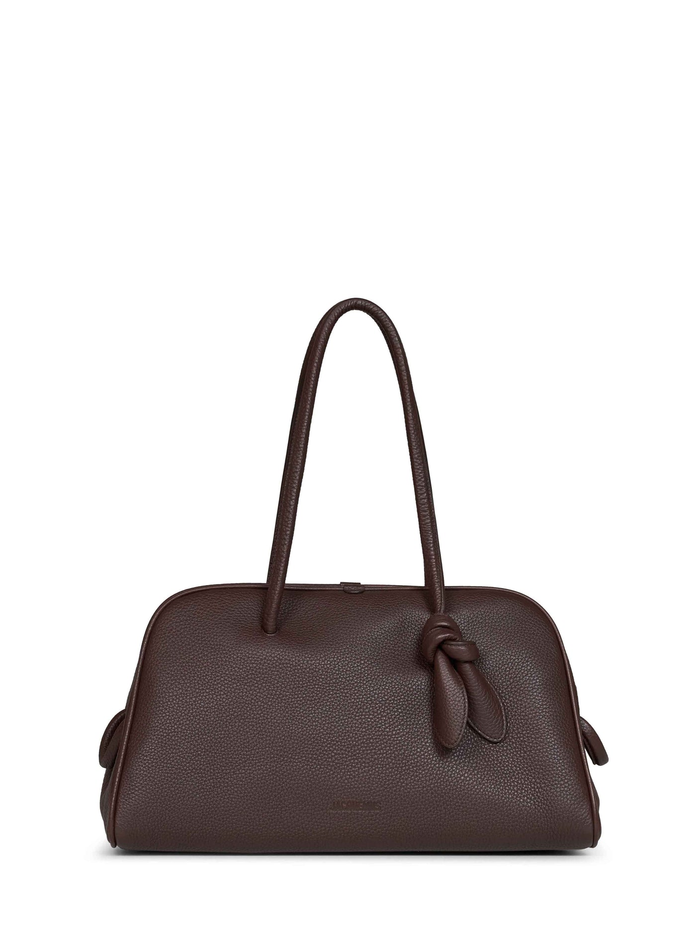 Jacquemus Bowling Bag — Brown Calf Leather