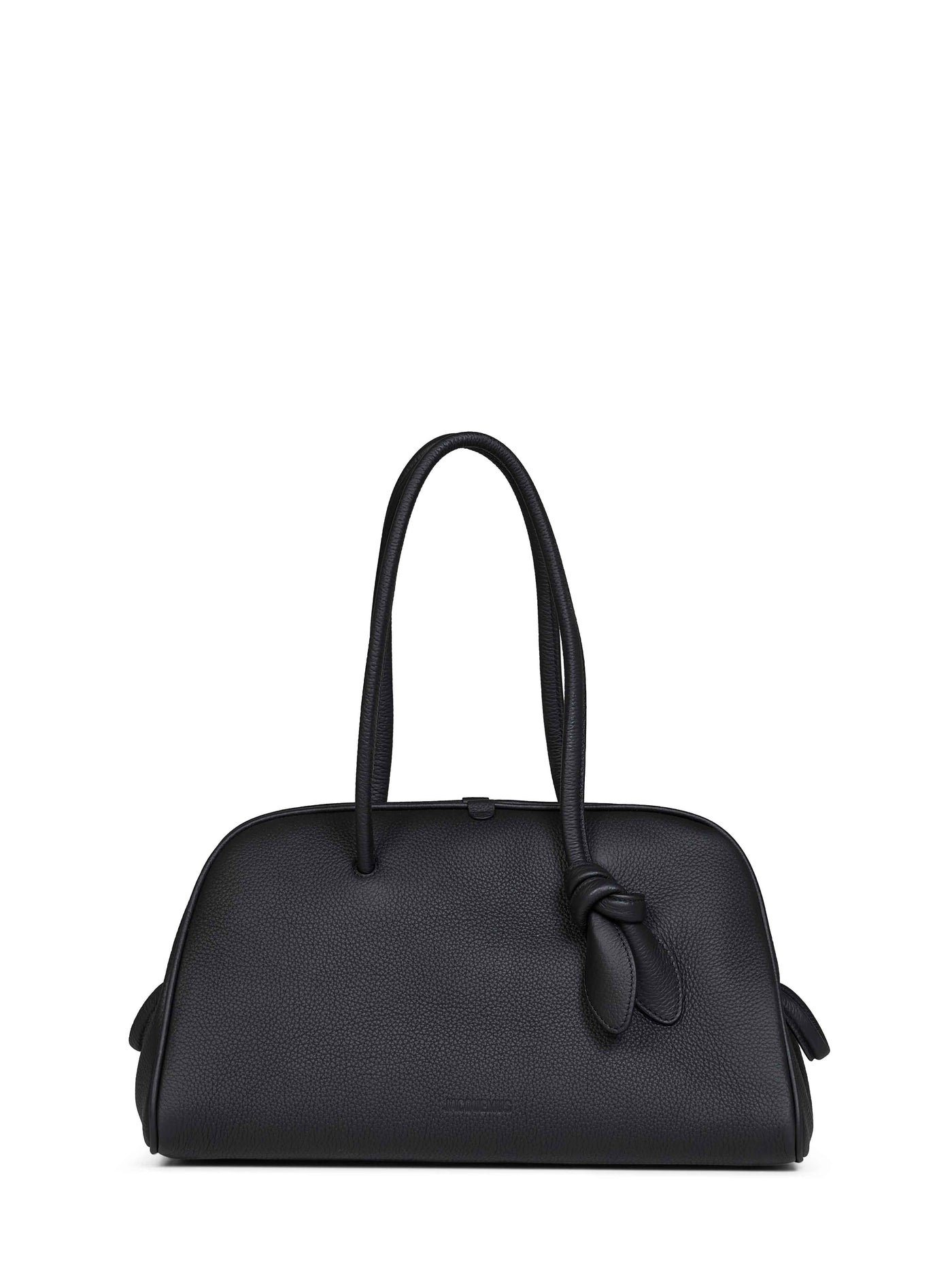 Jacquemus Shoulder Bag — Black Calf Leather