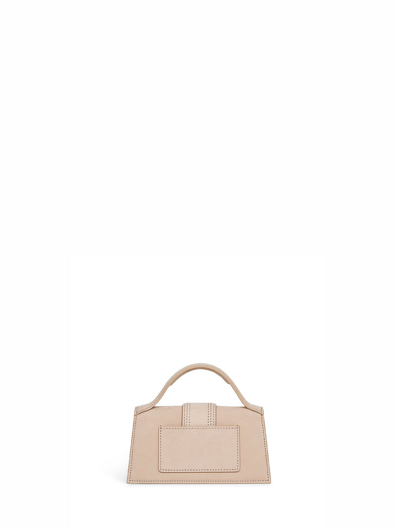 Jacquemus The Bambino Mini Top Handle Bag — Beige Calf Leather