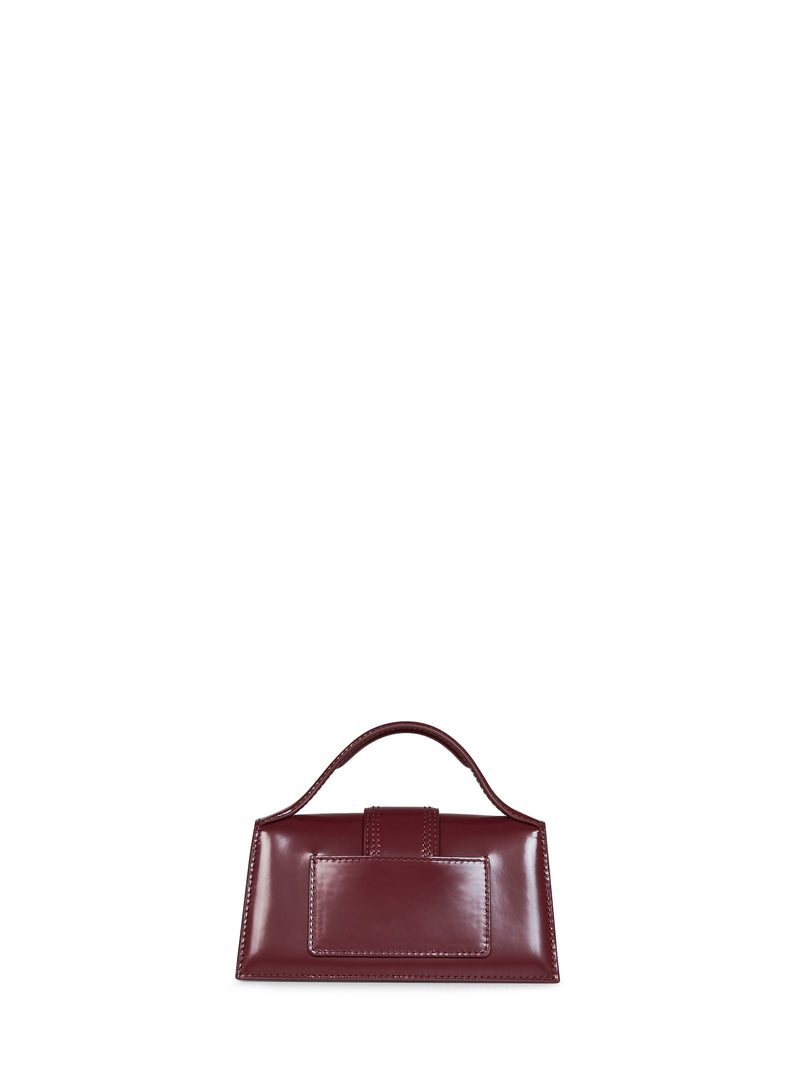 Jacquemus Le Bambino Shoulder Bag — Burgundy Calf Leather